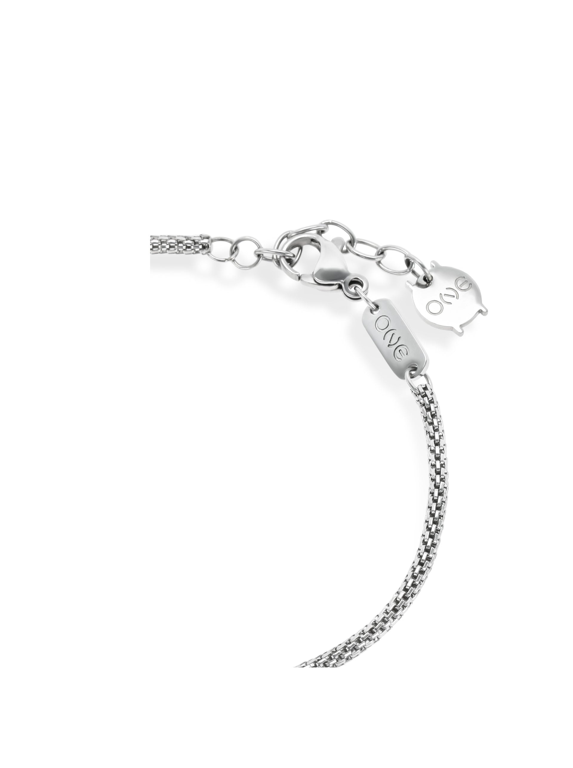 Ana Joalheiros - Pulseiras One - Pulseira One Delightful Bicolor OJDFB01SG Fecho