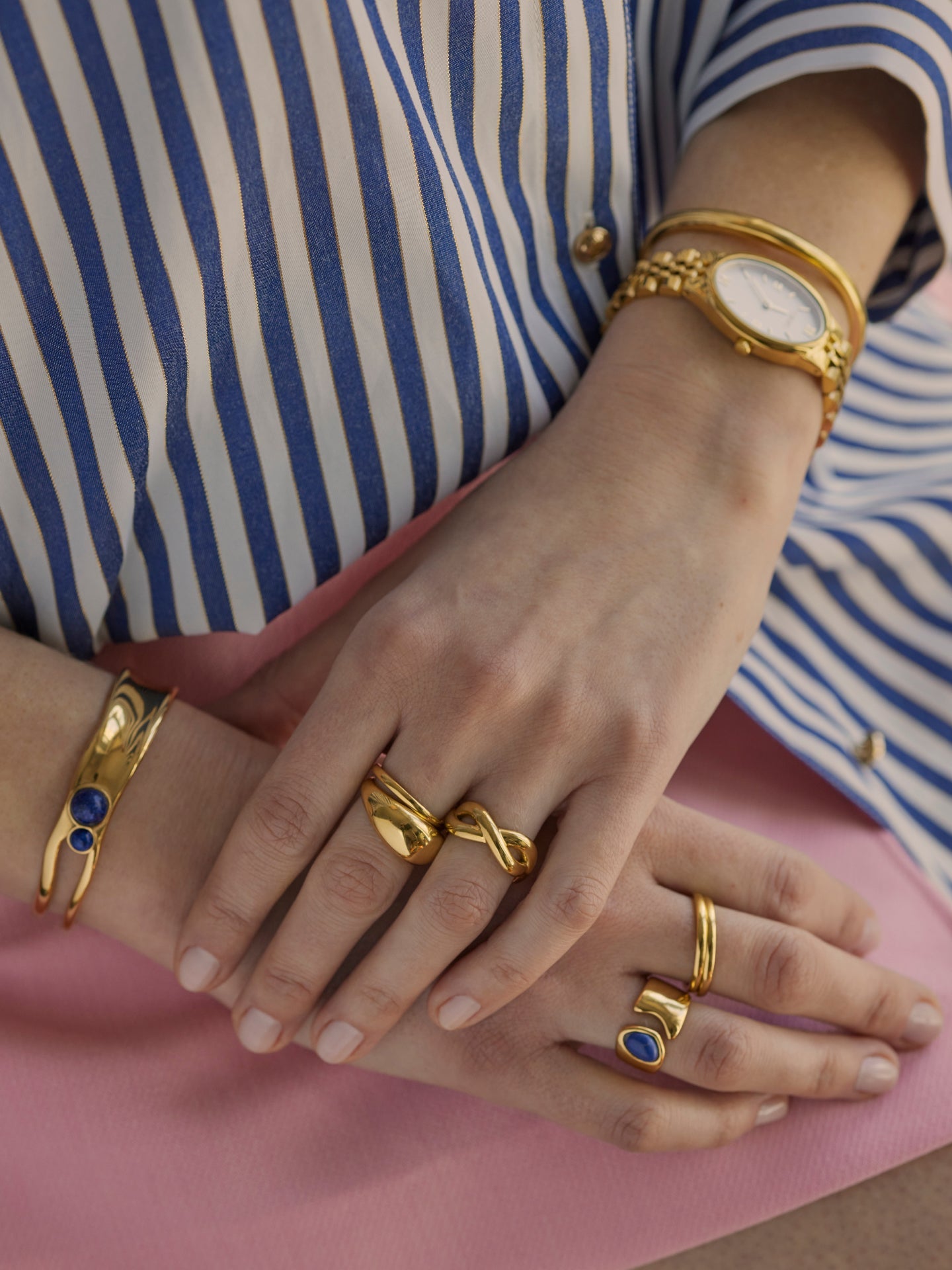 Ana Joalheiros - Pulseiras One - Pulseira One Element Blue OJSB02D  pulso
