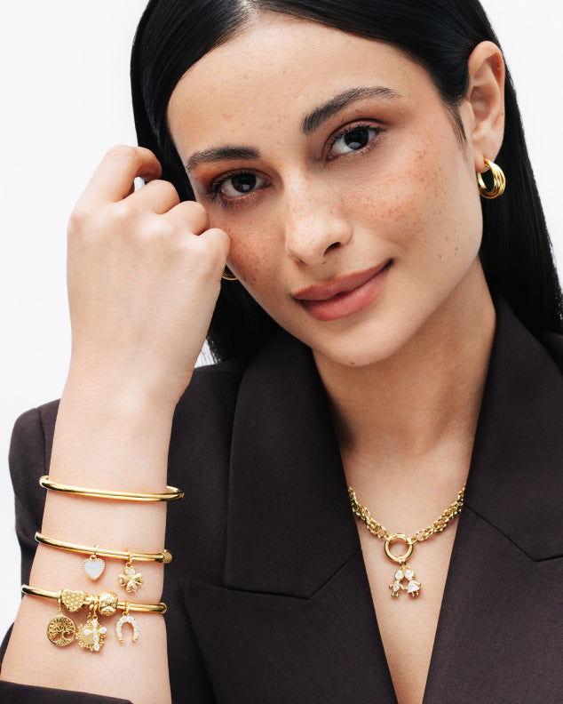 Ana Joalheiros - Pulseiras One - Pulseira One  Energy Pure Heart Golden OJEBC729 