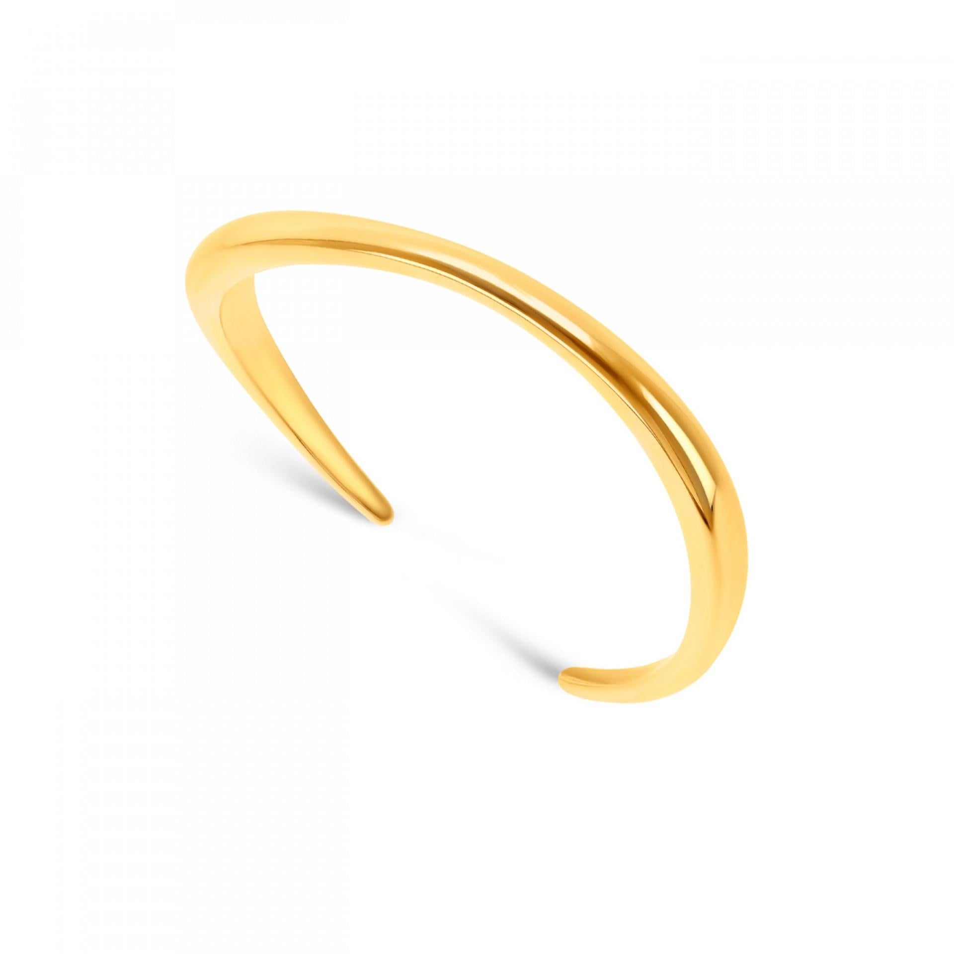 Ana Joalheiros - Pulseiras Douradas - Pulseira One Glisse Golden OJBA22G 