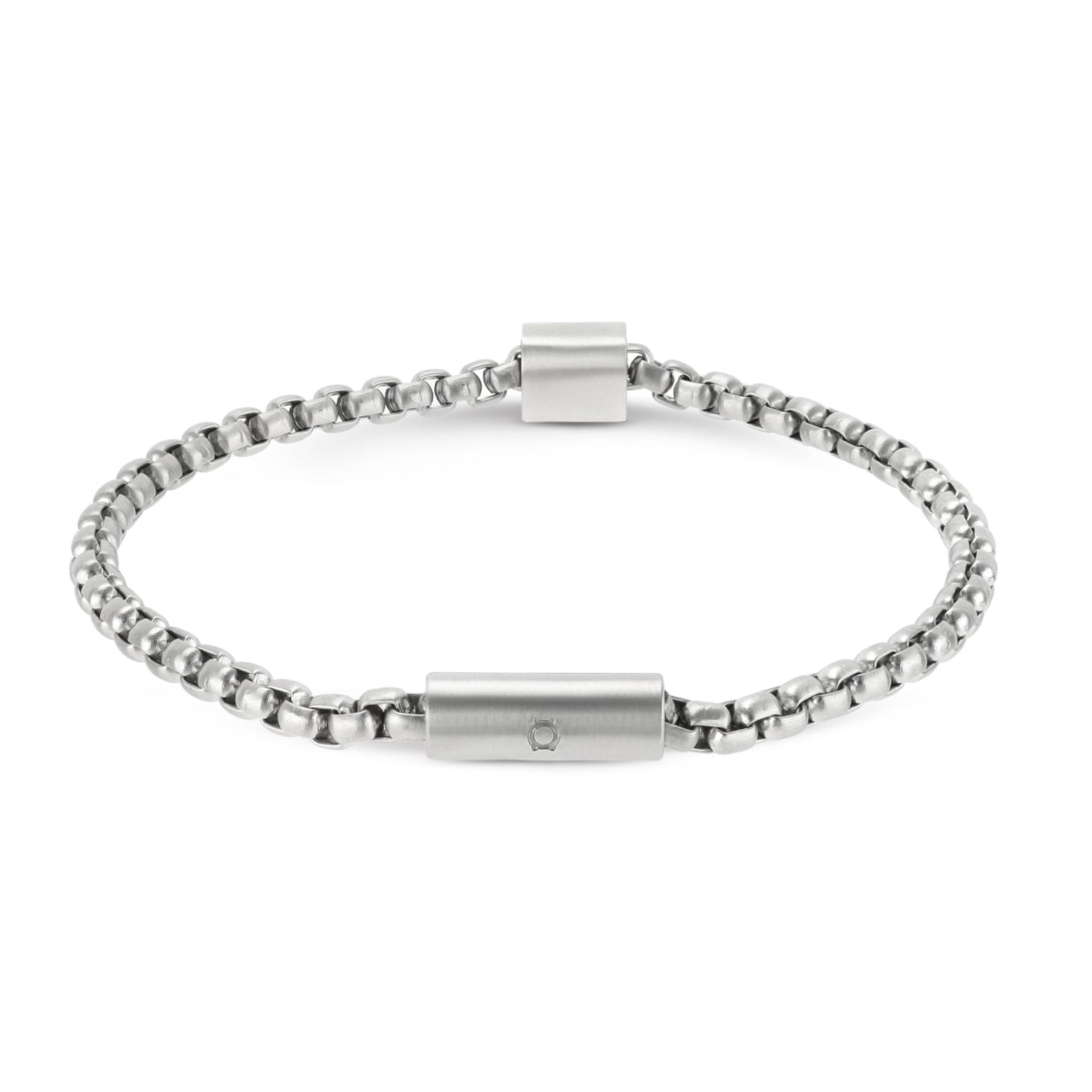 Ana Joalheiros - Pulseiras One - Pulseira One Men Linkage Bicolor 030262/18  Prateado 