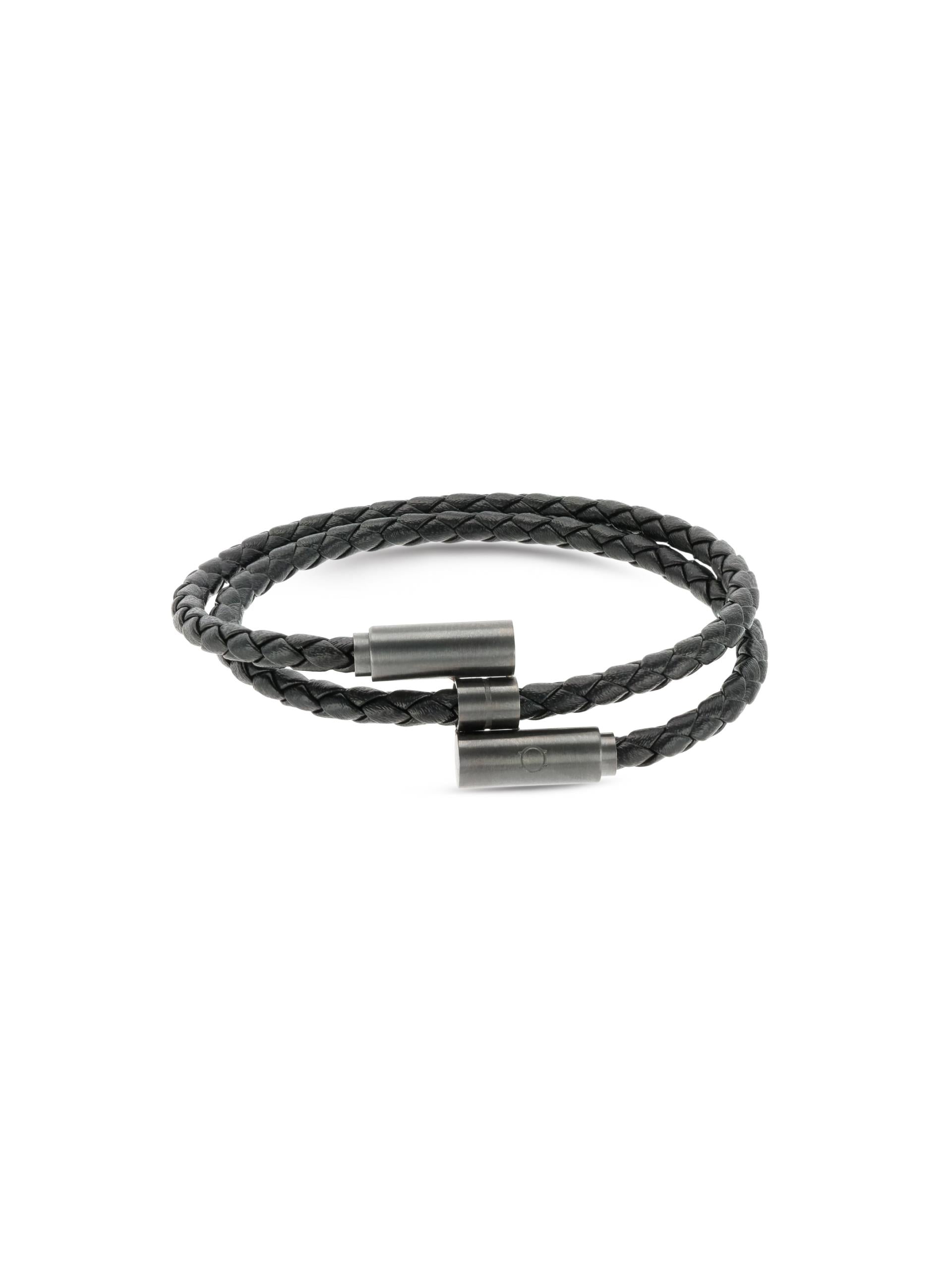 Ana Joalheiros - Pulseiras One - Pulseira One Men Ruged Black OAMB4212LP SIMBOLO