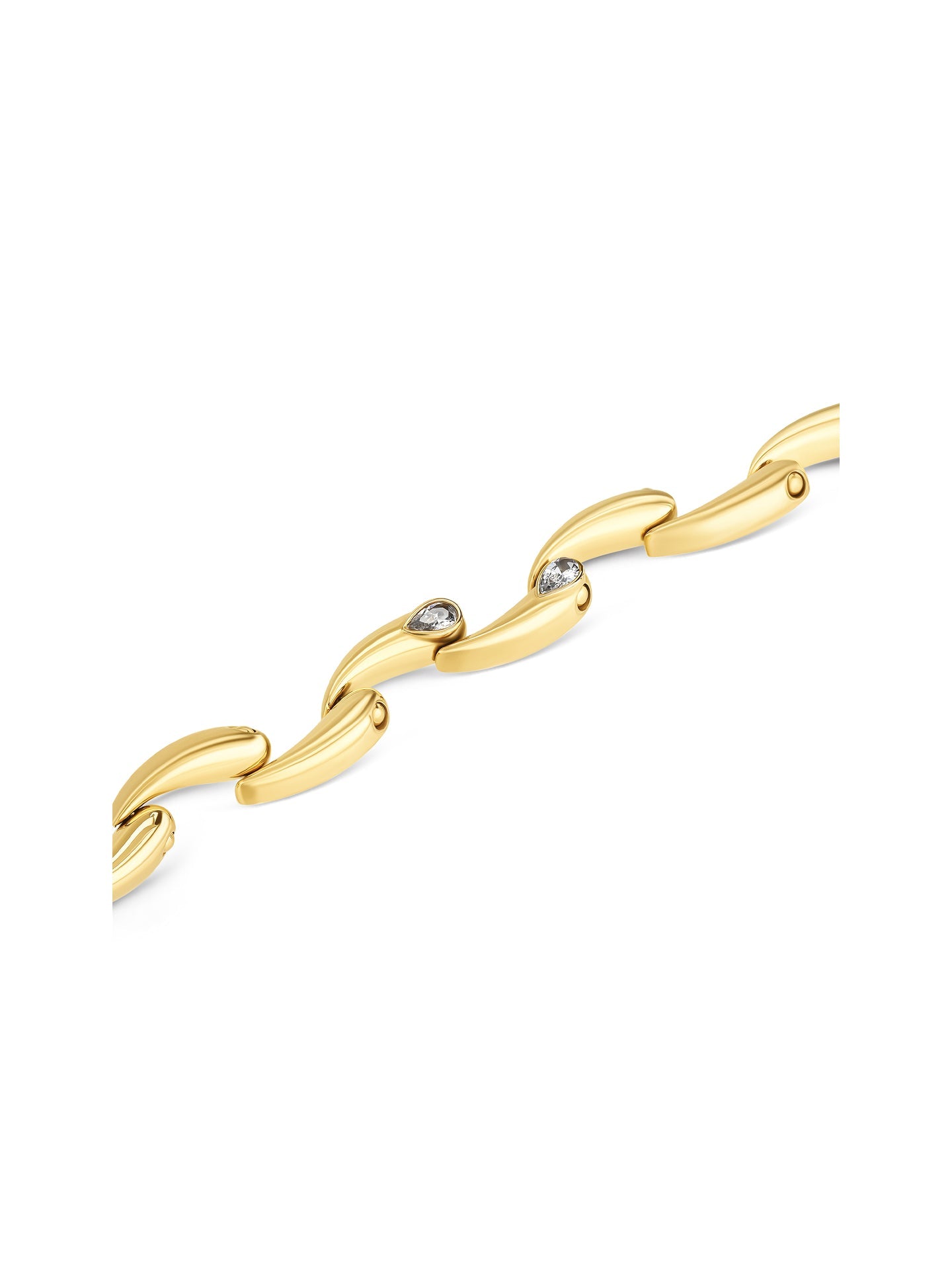 Ana Joalheiros - Pulseiras Douradas - Pulseira One Prime Golden OJBA60G gota Detalhes