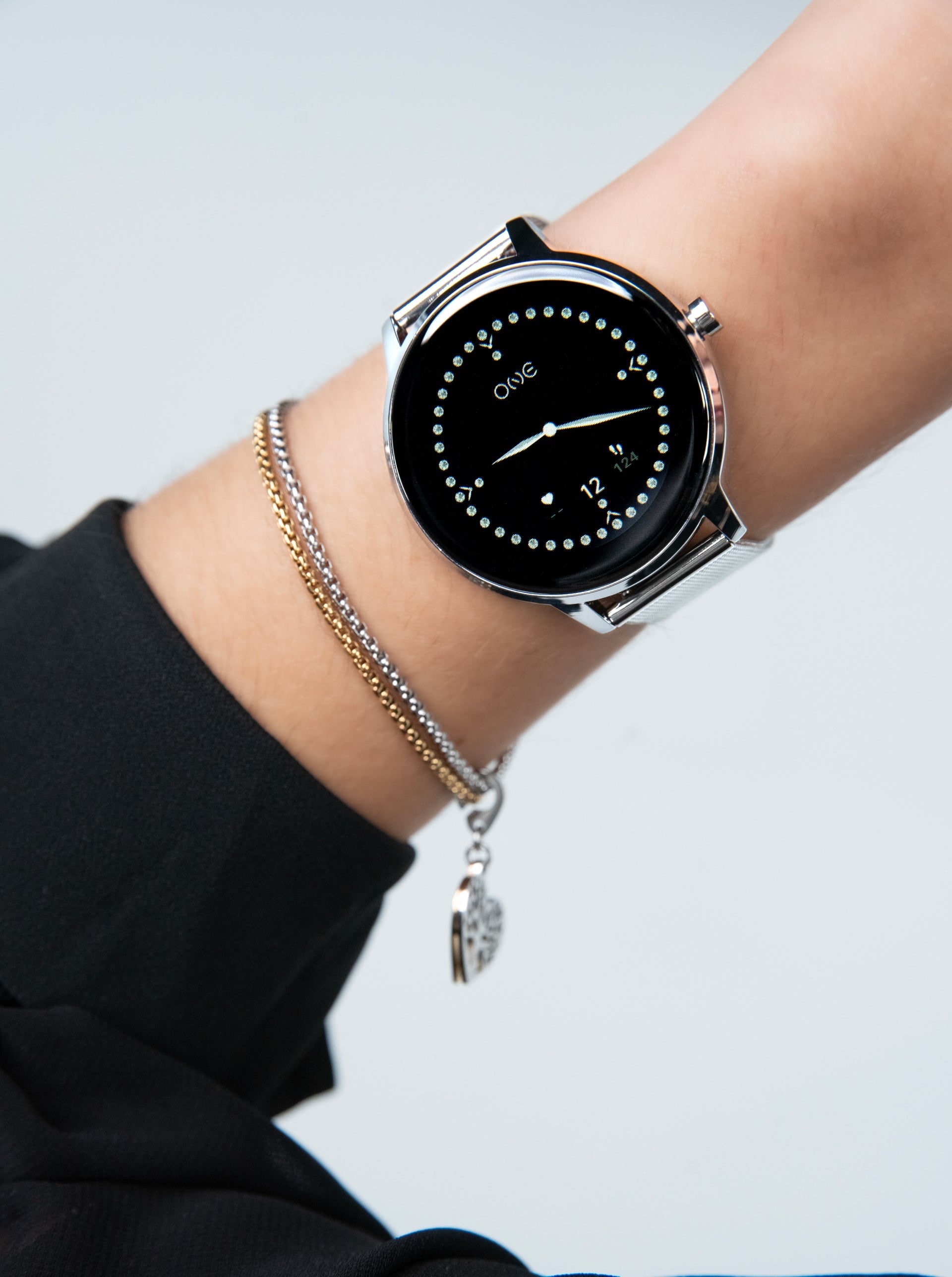 Ana Joalheiros - Pulseiras One - Pulseira One Pulseira One Energy Master Soft Bicolor OJBMS0102SG  conjunto