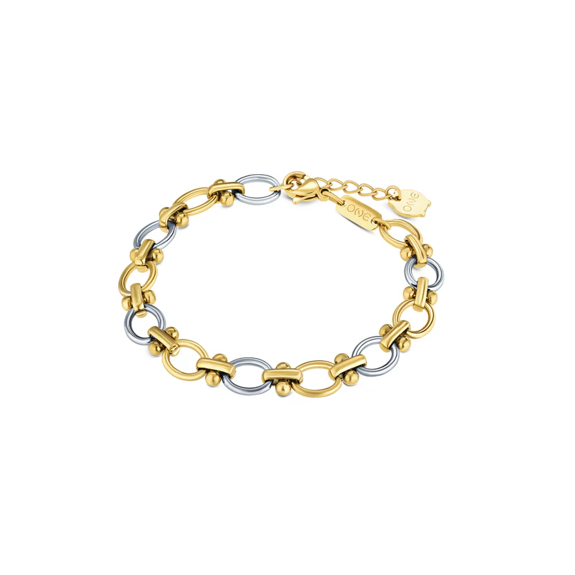 Ana Joalheiros - Pulseiras One - Pulseira One Senhora Infinite Bicolor OJBA48SG 