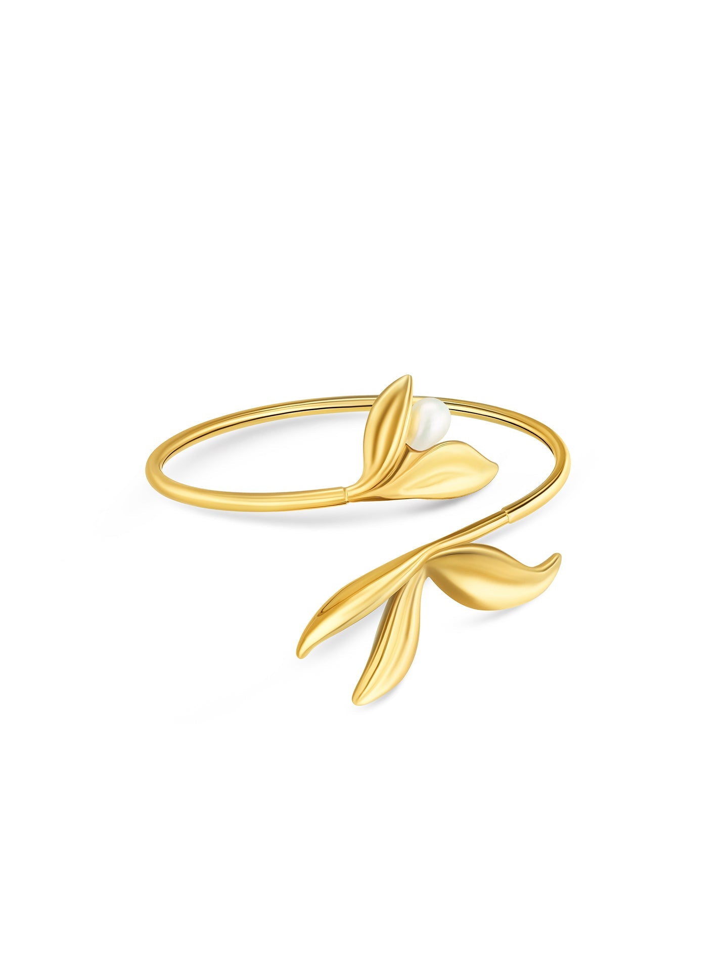 Ana Joalheiros - Pulseiras One - Pulseira One Senhora Margot Falling Leaves Gold OJATB02D 
