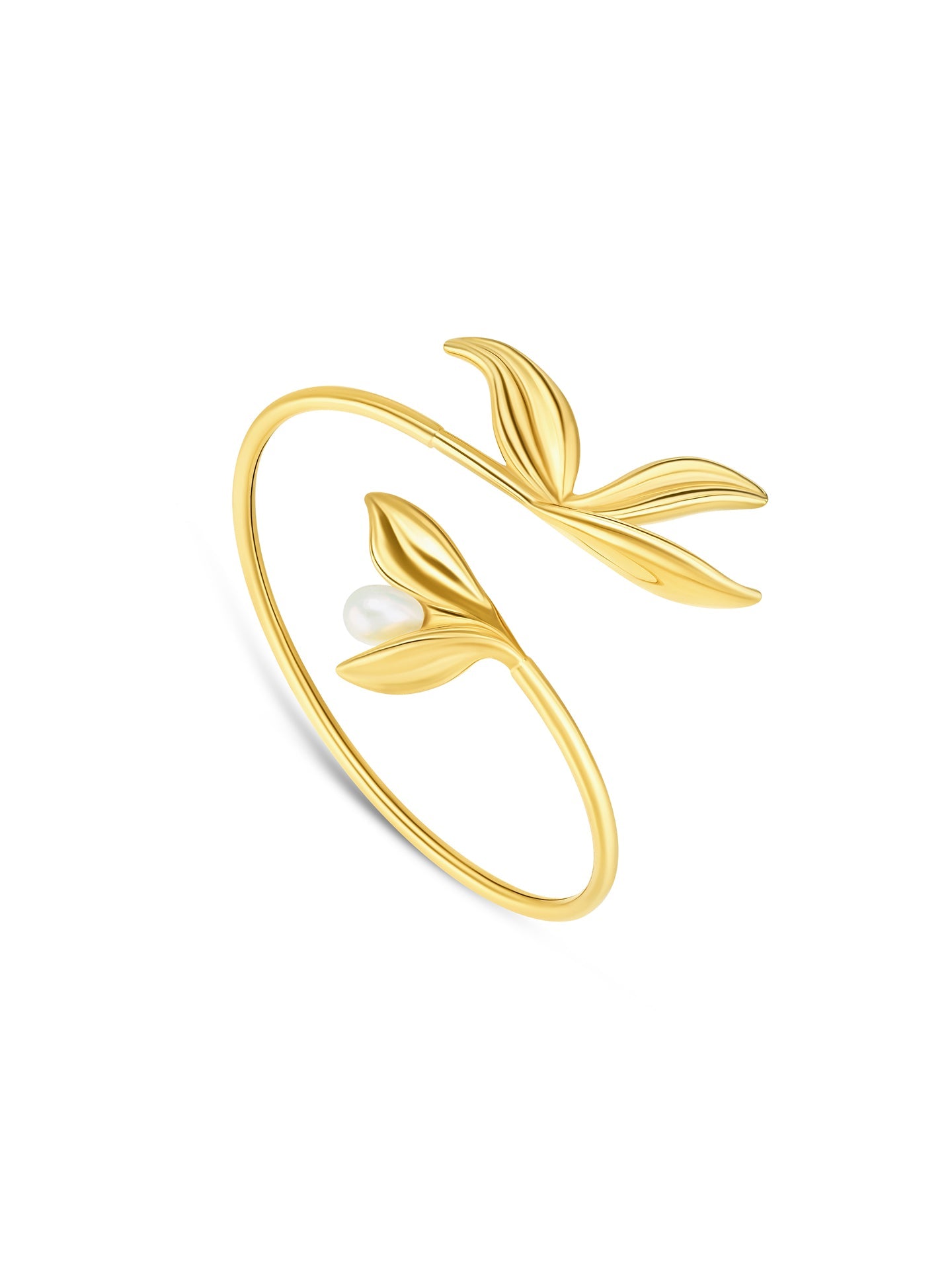 Ana Joalheiros - Pulseiras One - Pulseira One Senhora Margot Falling Leaves Gold OJATB02D 