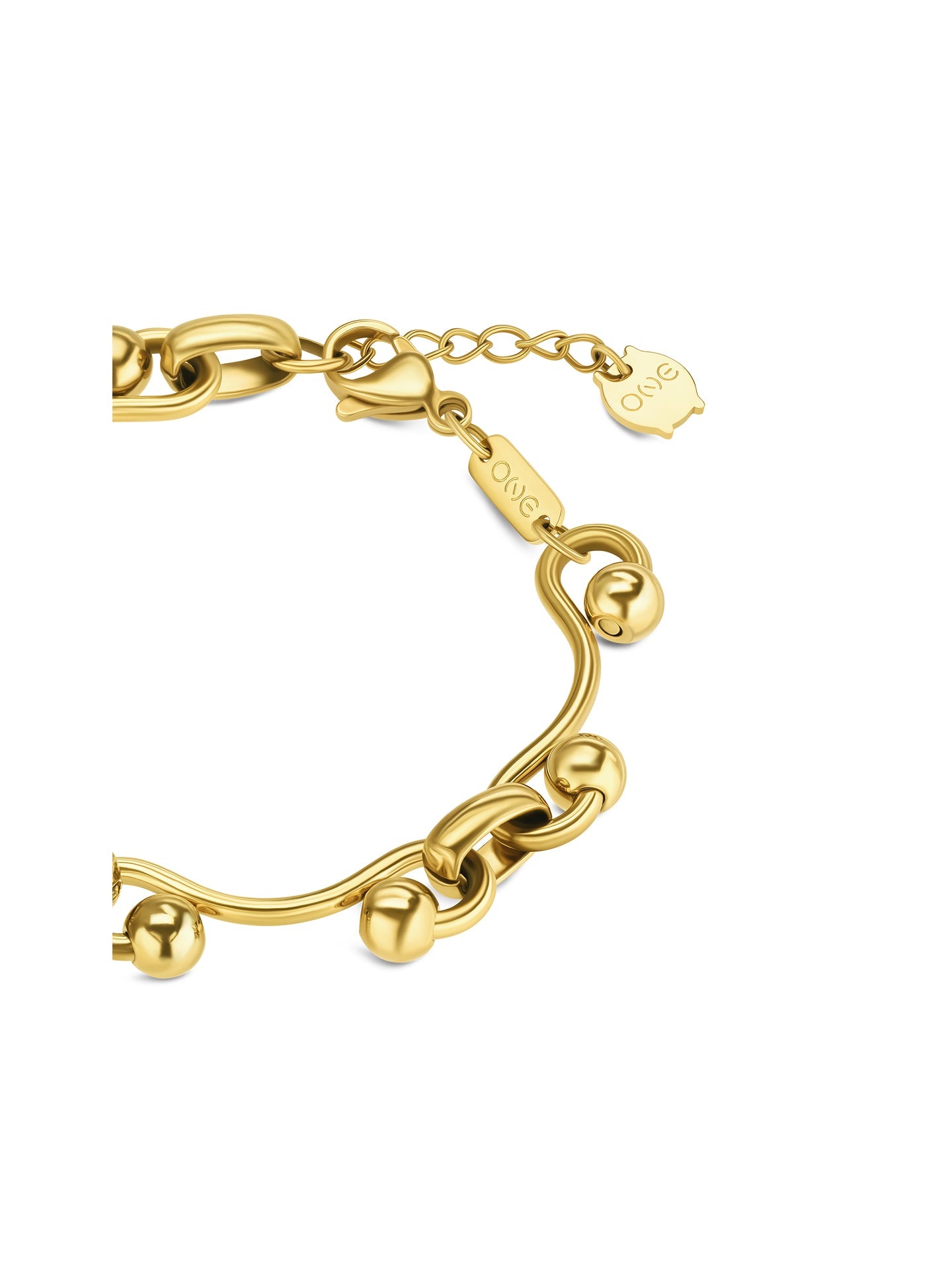 Ana Joalheiros - Pulseiras One - Pulseira One  Senhora Motion Gold OJBA50G-M Fecho