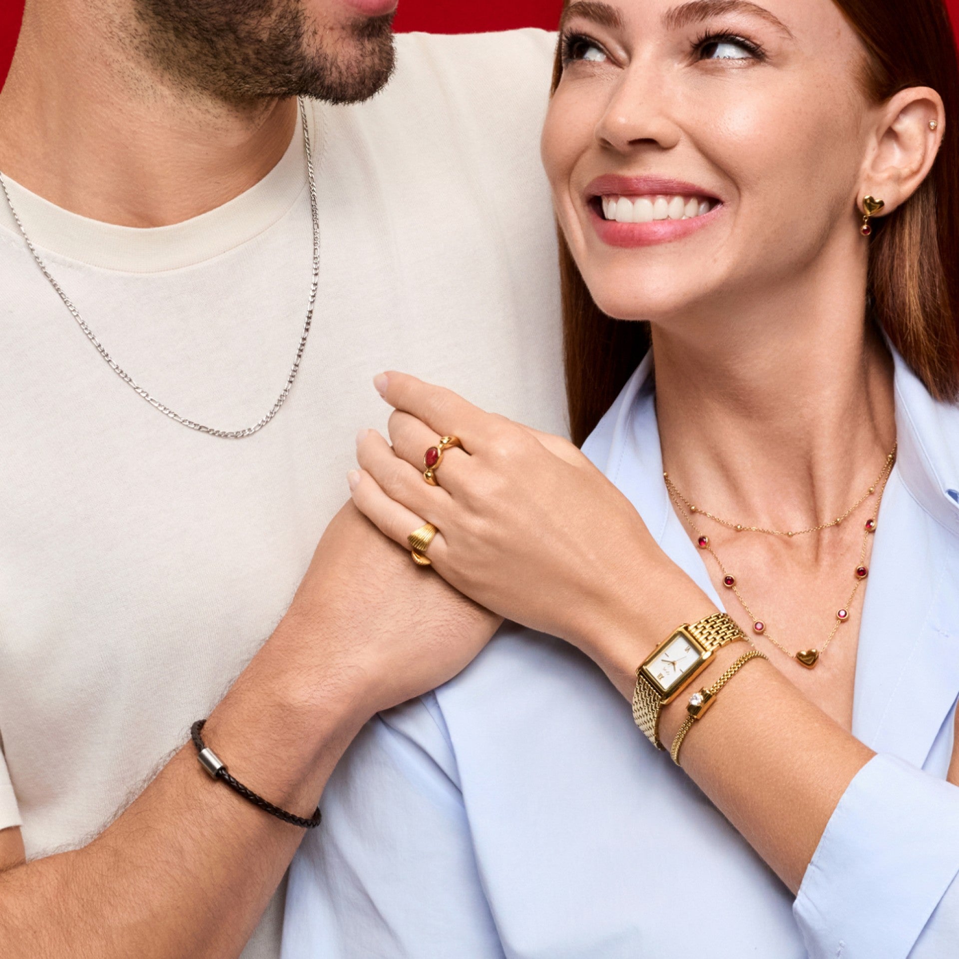 Ana Joalheiros - Pulseiras One - Pulseira One Set Pulseiras One Always & Forever OJSET18SG  pulso