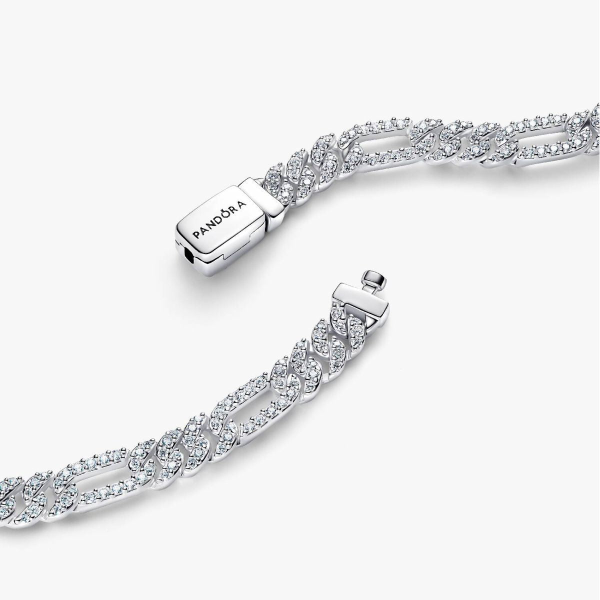 Ana Joalheiros - Pulseiras Pandora - Pulseira de Prata Pandora Cuban Chain 594227C01