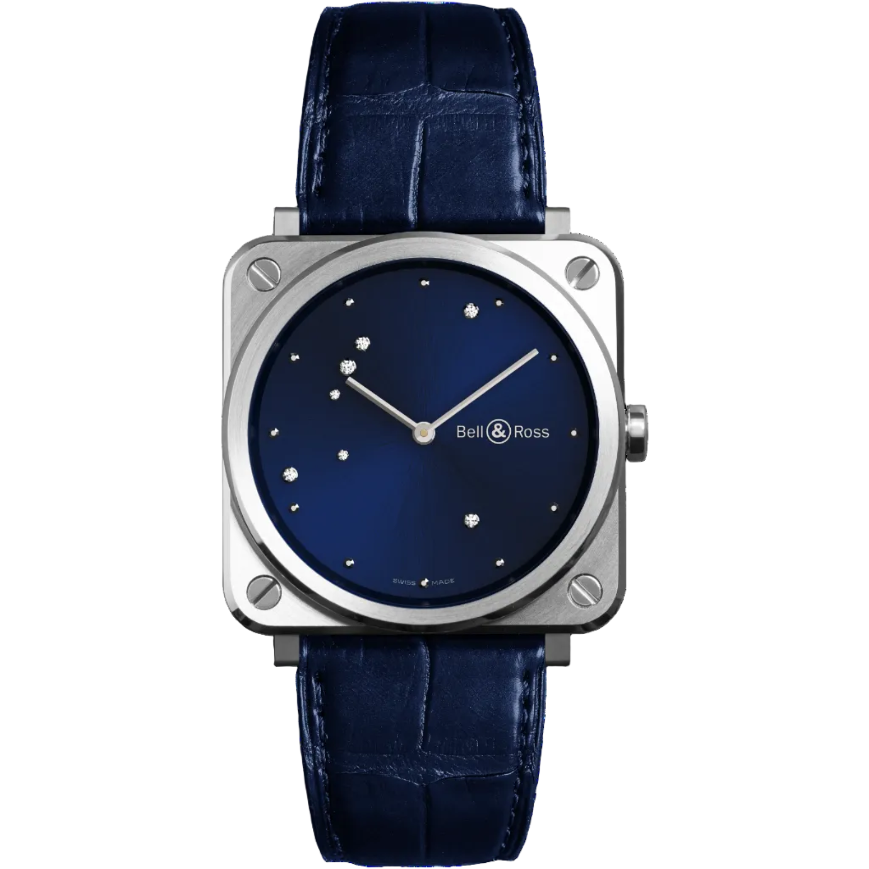 Ana Joalheiros - Relógios Bell & Ross - Relógio para homem Bell & Ross Eagle Steel Alligator St BRS-EA-ST/SCR