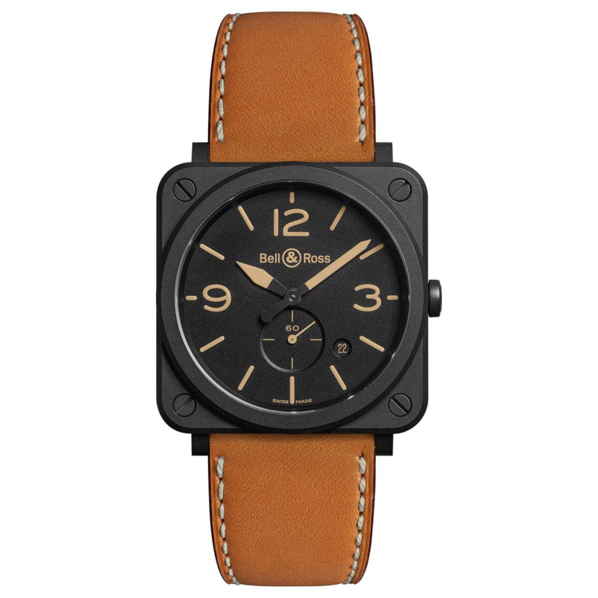 Ana Joalheiros - Relógios Bell & Ross - Relógio para homem Bell & Ross HERITAGE CERAMIC BRS-HERI-CEM