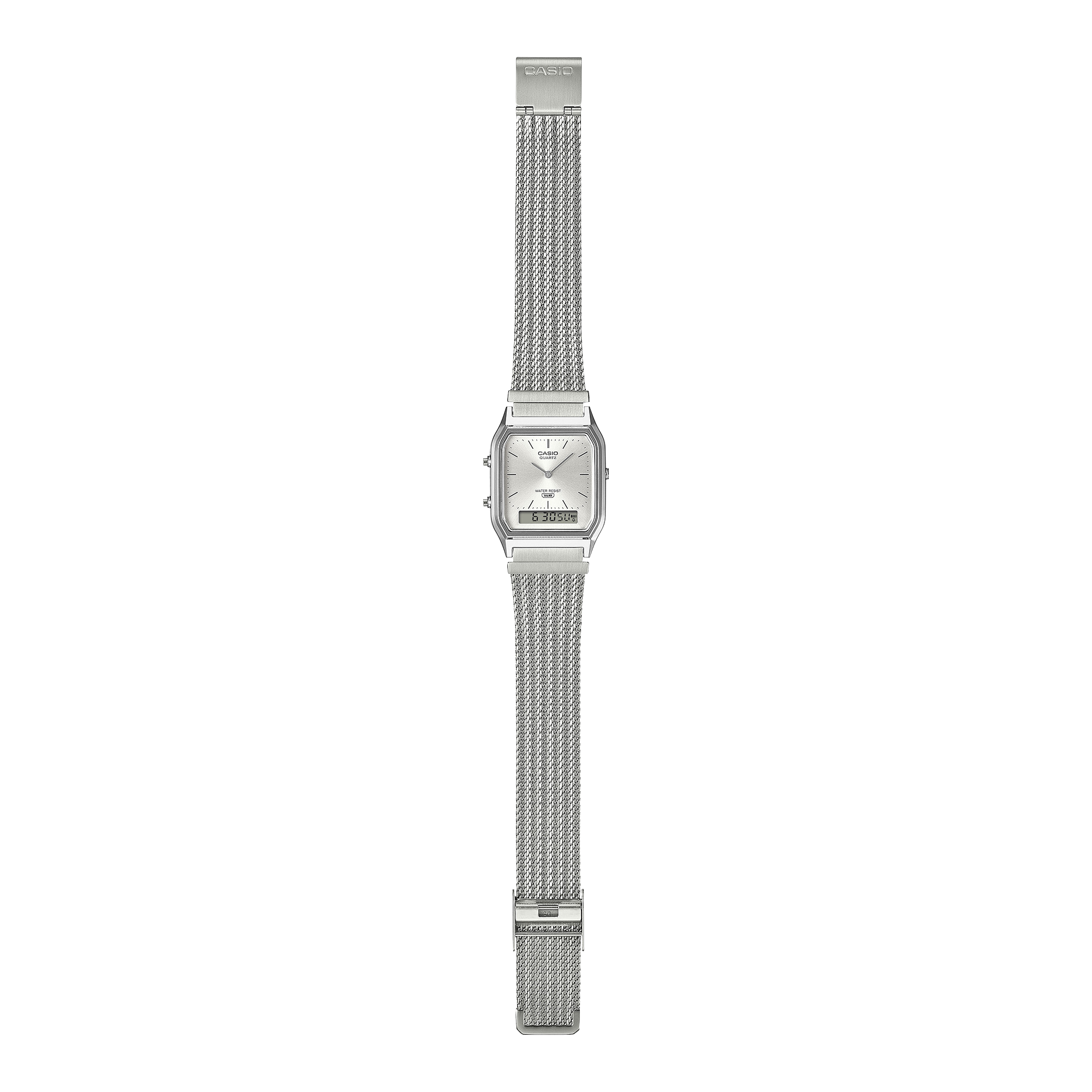 Ana Joalheiros - Casio Relógios - Relógio Casio Cinza AQ-230EM-7AEF Caixa