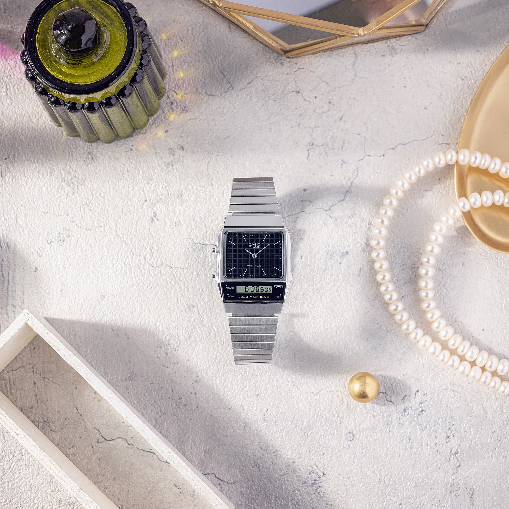 Ana Joalheiros - Casio Relógios - Relógio Casio Vintage AQ-800E-1AEF