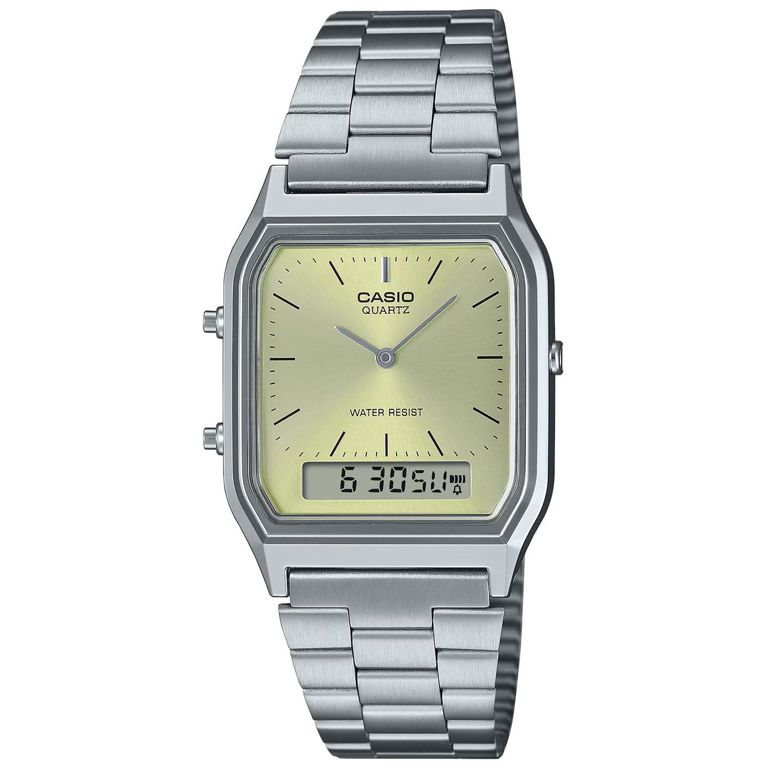 Ana Joalheiros - Casio Relógios - Relógio Casio Vintage Edgy Collection AQ-230A-9AMQYES