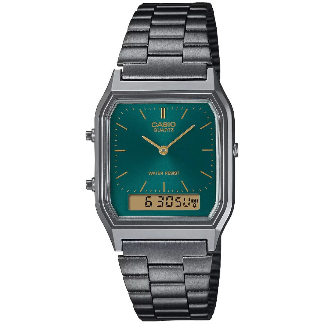 Ana Joalheiros - Casio Relógios - Relógio Casio Vintage Edgy Collection AQ-230EGG-3AEF 