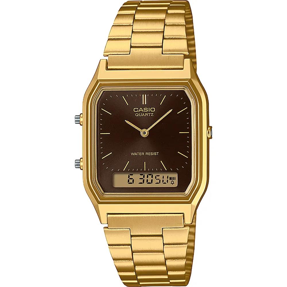 Ana Joalheiros - Casio Relógios - Relógio Casio Vintage Edgy Collection AQ-230GA-5AMQYES