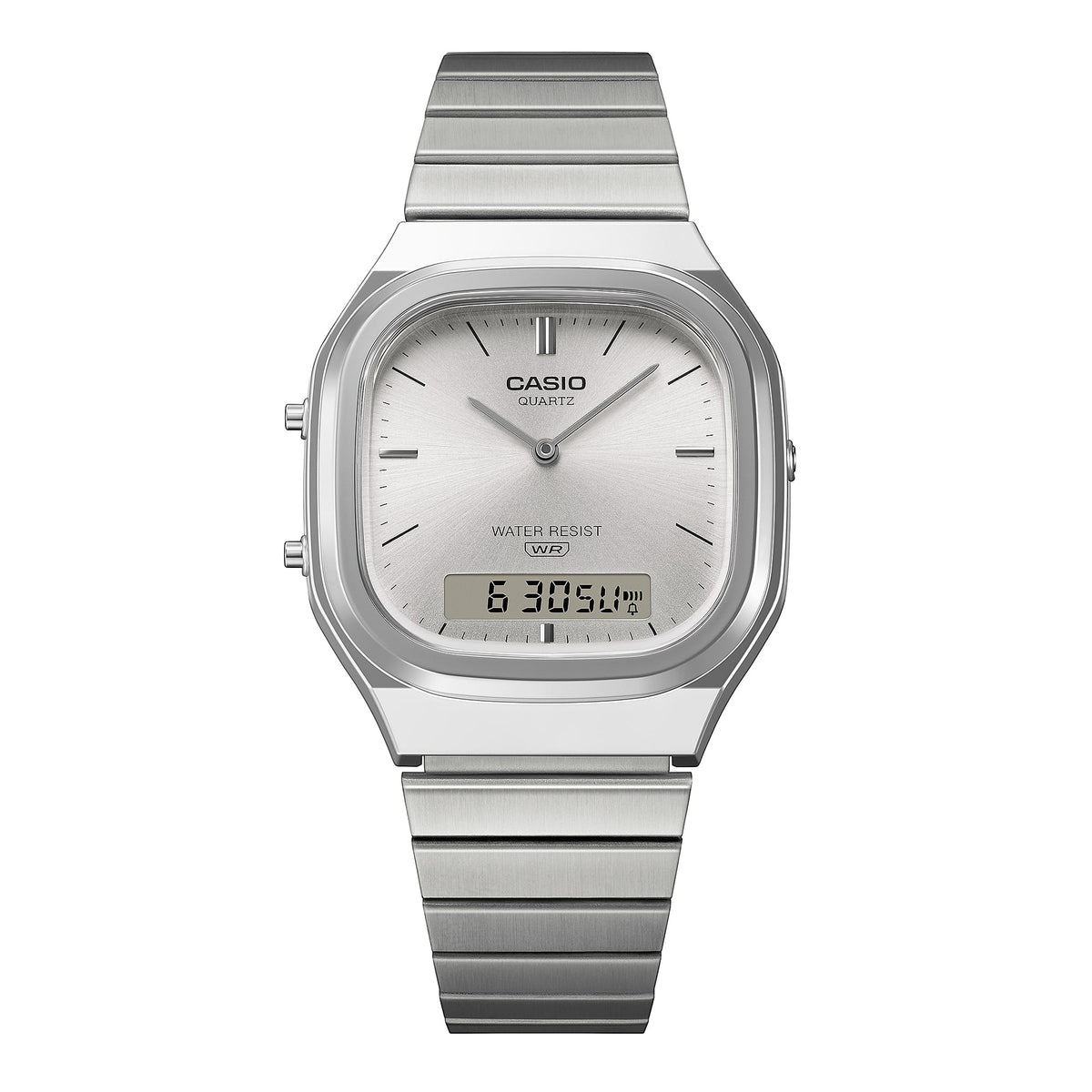 Ana Joalheiros - Relógios Casio - Relógio Casio Preto Edgy Collection AQ-240E-7AEF Frente