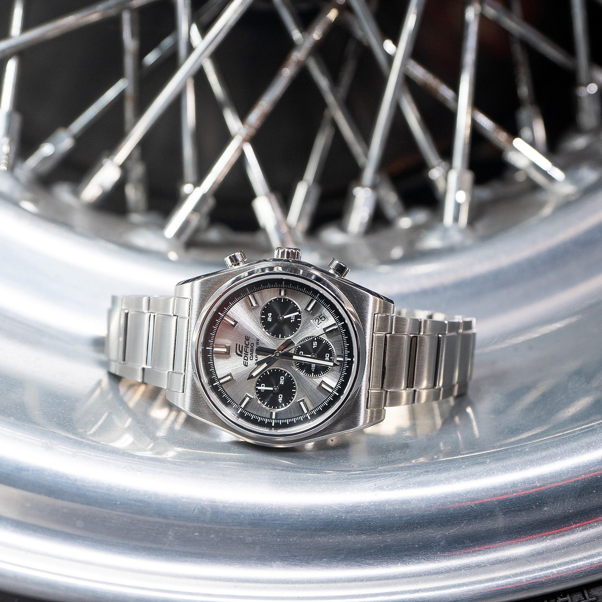 Ana Joalheiros - Relógios Casio - Relógio Homem Casio Edifice EFB-730D-7AVUEF Lateral