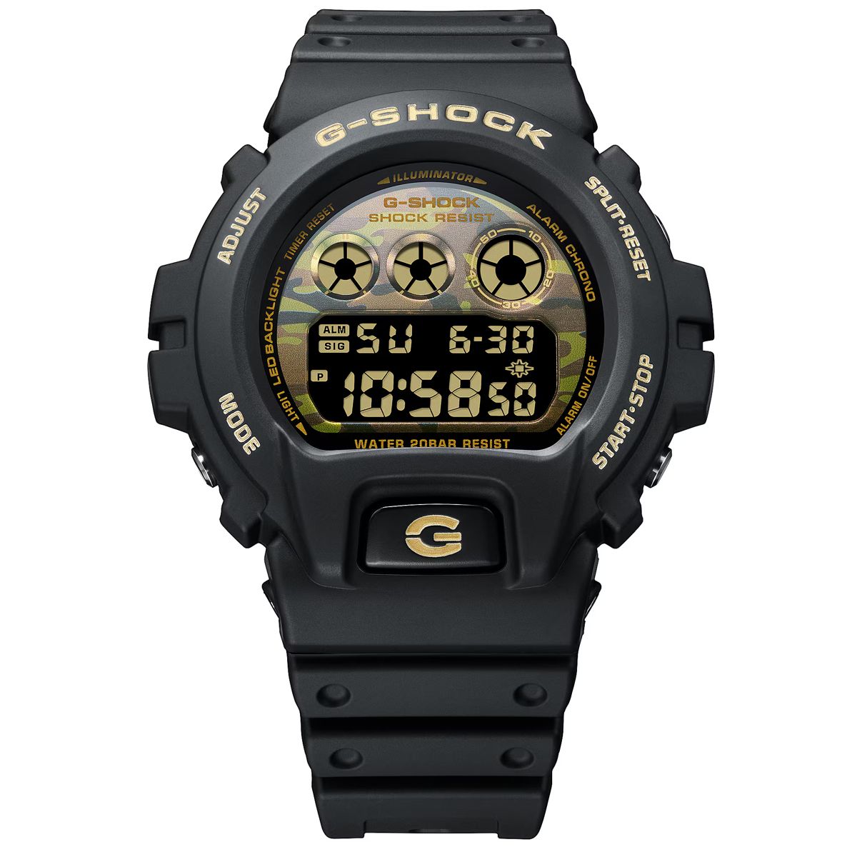 Ana Joalheiros - Relógios Casio - Relógio Casio G-Shock DW-6900CF-1 Visão Frontal