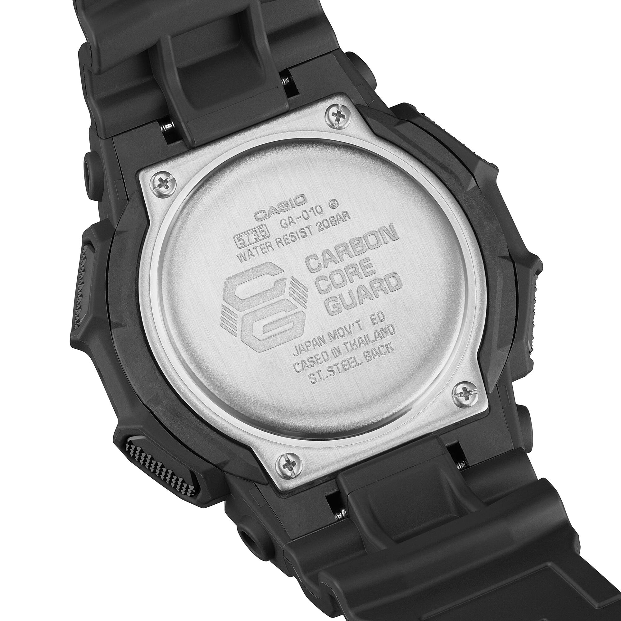 Ana Joalheiros - Relógios G Shock - Relógio Casio G-Shock Masculino  GA-010-1AER Caixa Core