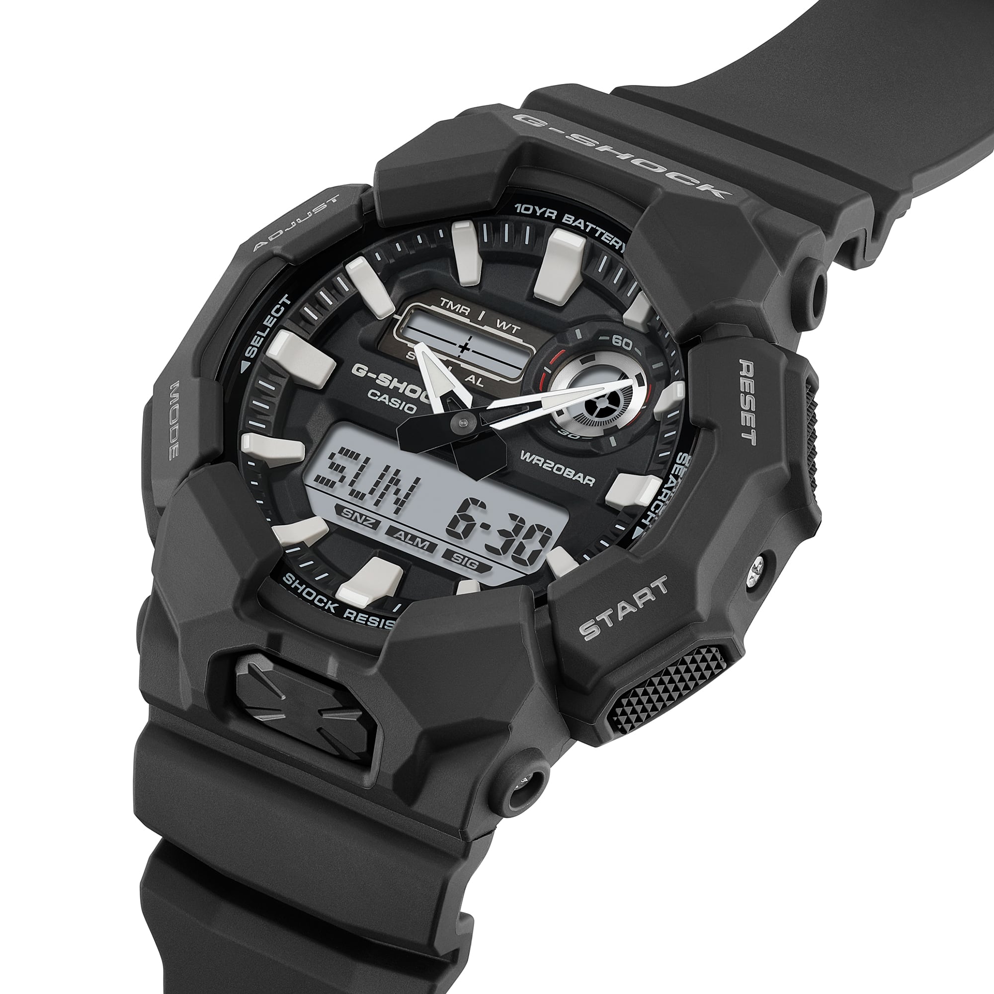 Ana Joalheiros - Relógios G Shock - Relógio Casio G-Shock Masculino GA-010-1AER Lateral