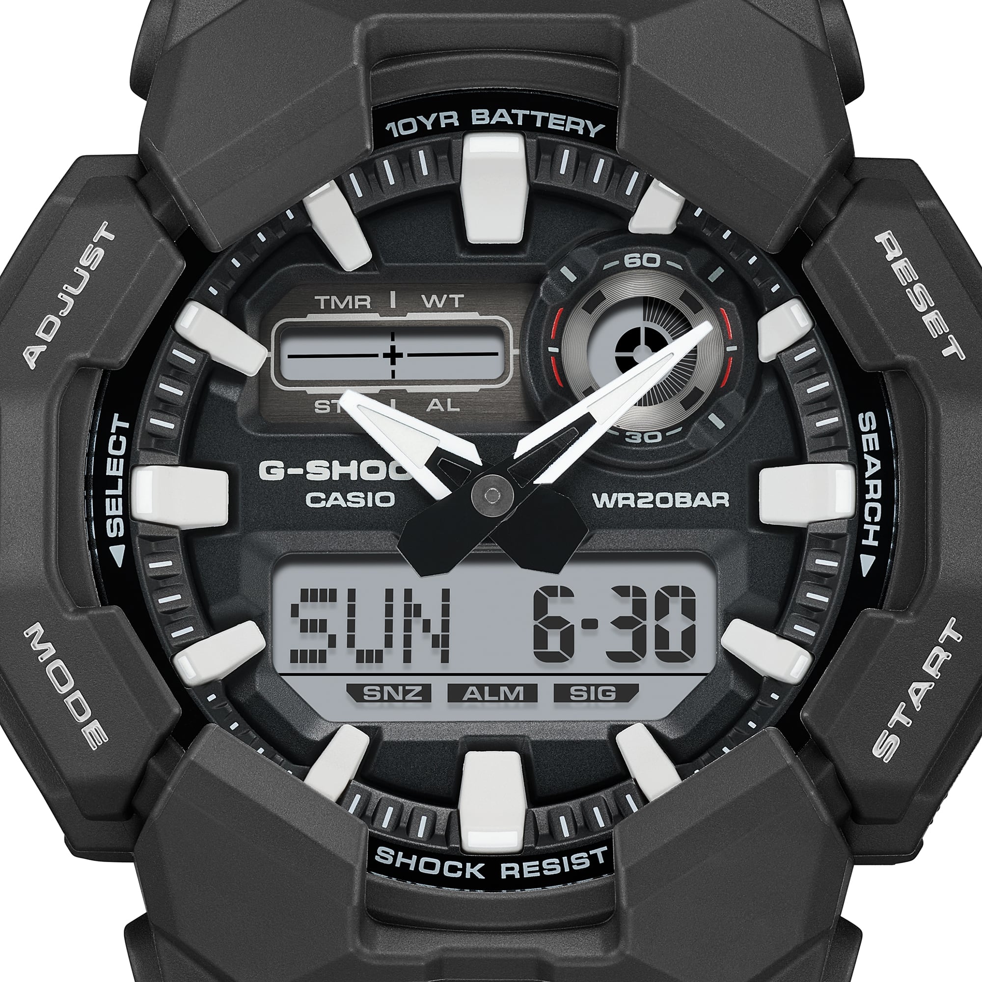 Ana Joalheiros - Relógios G Shock - Relógio Casio G-Shock Masculino GA-010-1AER Mostrador