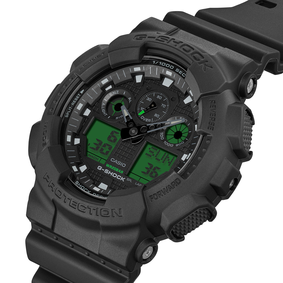 Ana Joalheiros - Relógios G Shock - Relógio Casio G-Shock Masculino GA-100 Series GA-100BEG-1AER Lateral