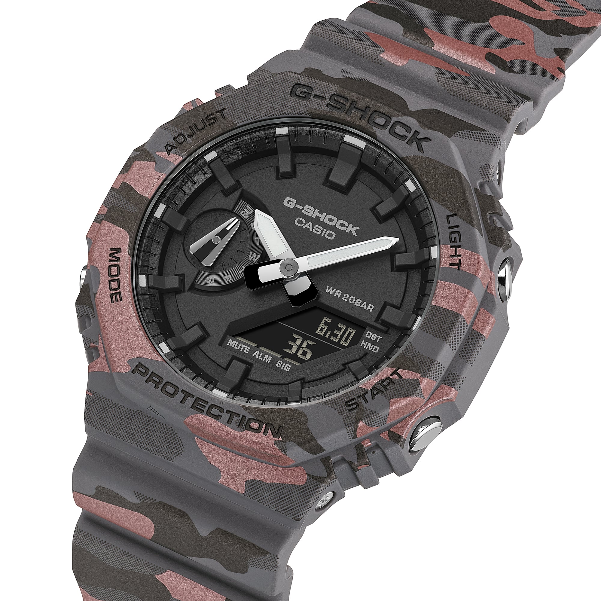 Ana Joalheiros - Relógios G Shock - Relógio Casio G-Shock Masculino GA-2100CM-8AER Lateral