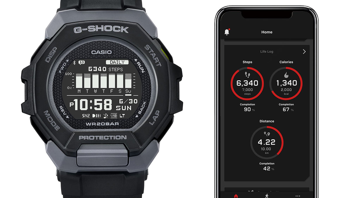 Ana Joalheiros - Relógios G Shock - Relógio Casio G-Shock Masculino
 GBD-300-1ER Life Log 