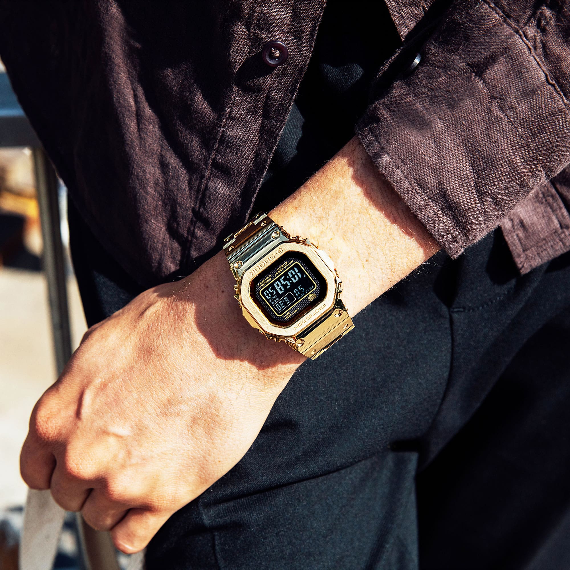 Ana Joalheiros - Relógios G Shock - Relógio Casio G-Shock Masculino GMW-B5000GD-9ER no Pulso