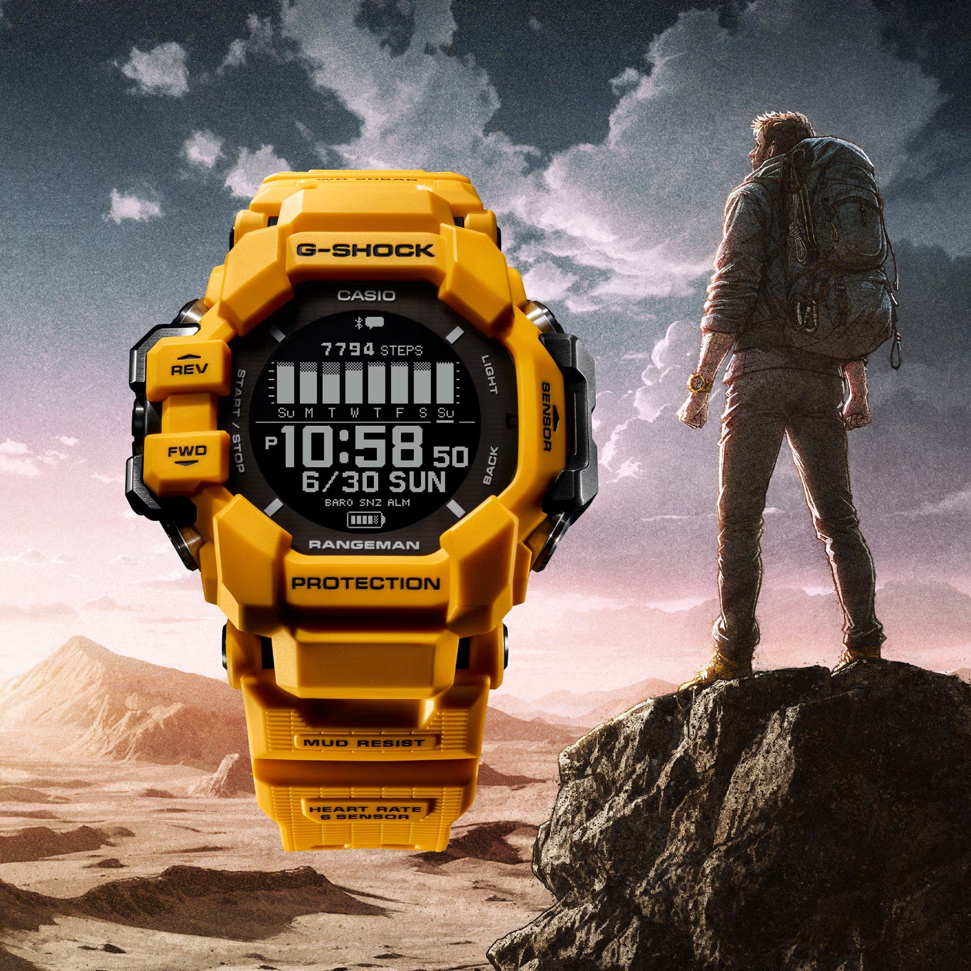 Ana Joalheiros - Relógios G Shock - Relógio Casio G-Shock GPR-H1000-9ER