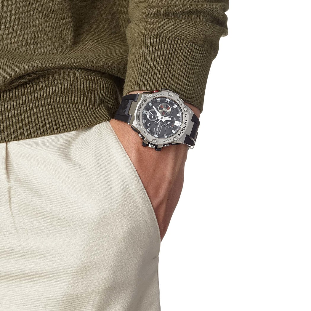 Ana Joalheiros - Relógios G Shock - Relógio Casio G-Shock Masculino GST-B100-1AER no Pulso