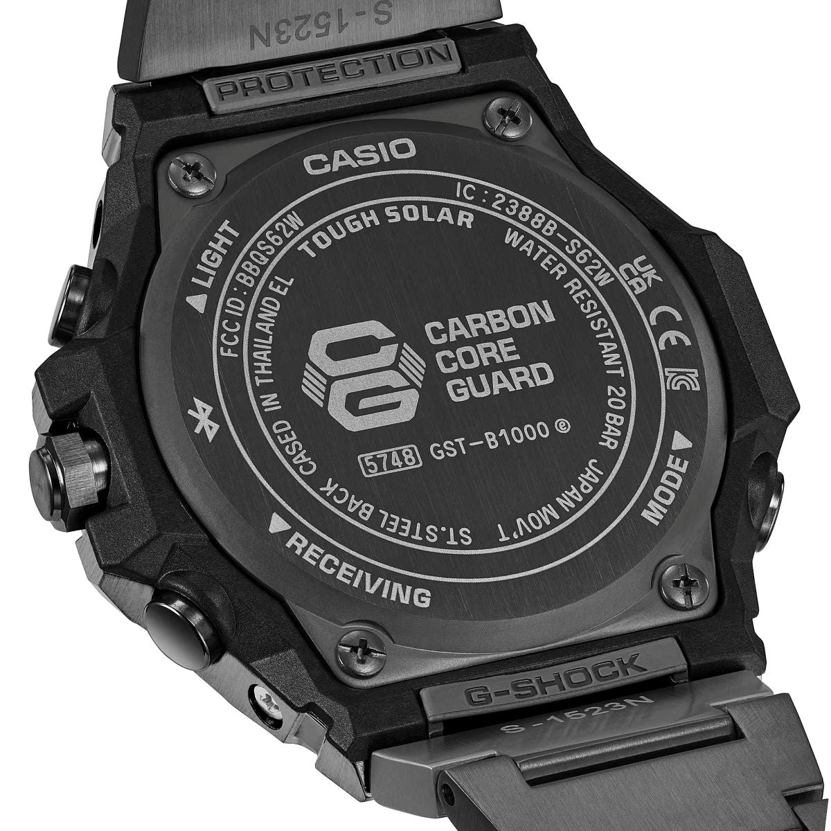 Ana Joalheiros - Relógios Casio - Relógio Casio G-Shock GST-B1000BD-1A Verso