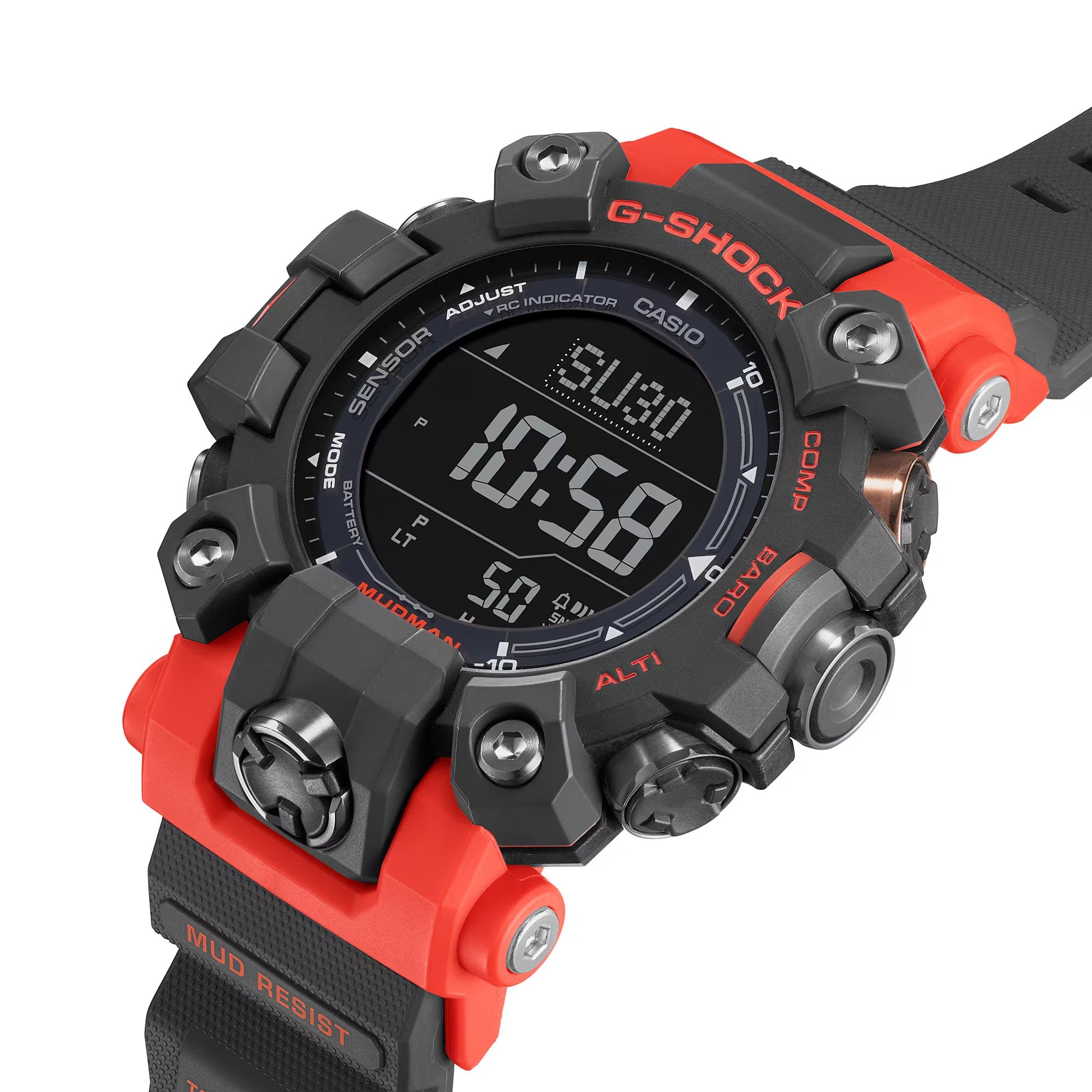 Ana Joalheiros - Relógios G Shock - Relógio Casio G-Shock Masculino MASTER OF G MUDMAN GW-9500-1A4ER Lateral