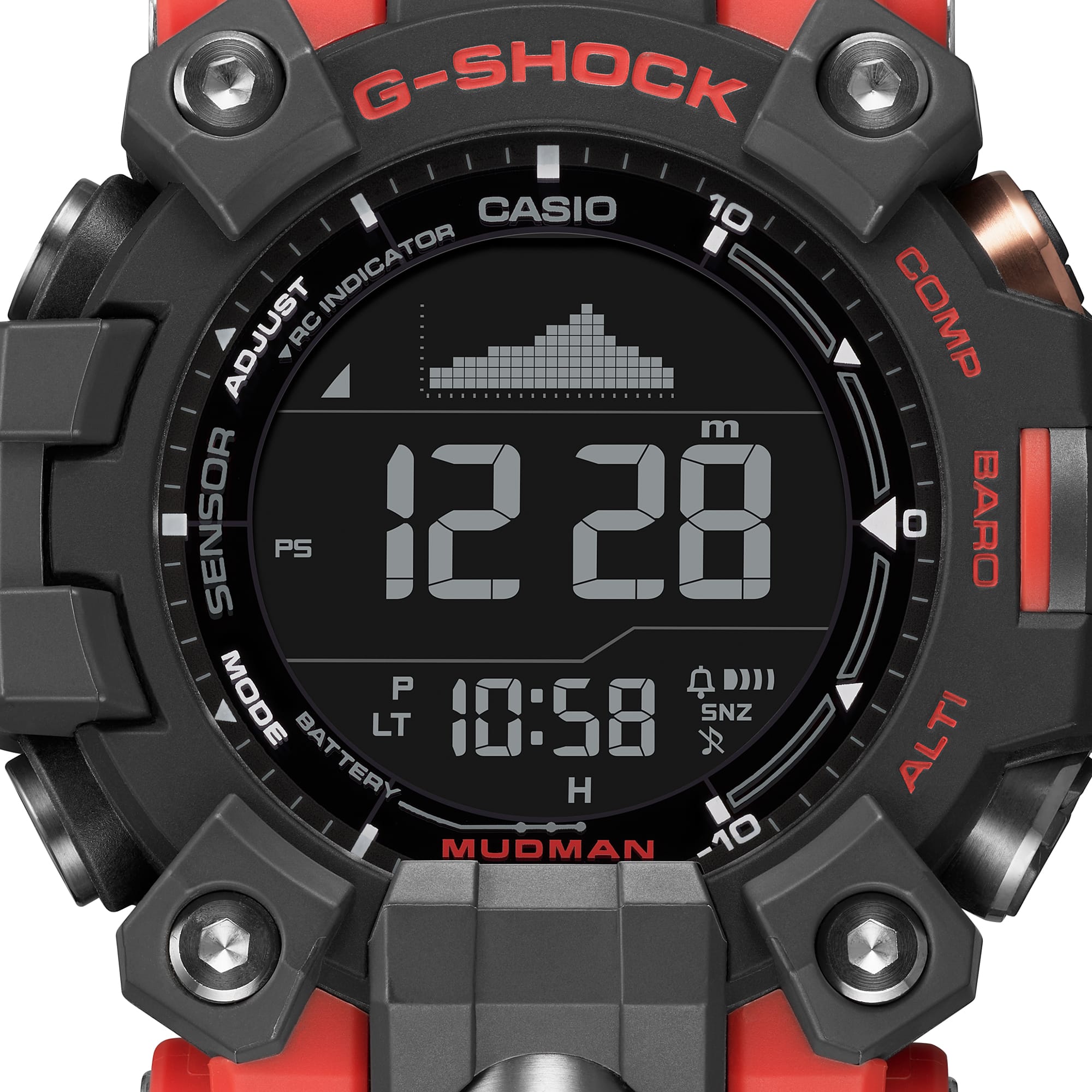 Ana Joalheiros - Relógios G Shock - Relógio Casio G-Shock Masculino MASTER OF G MUDMAN GW-9500-1A4ER interface