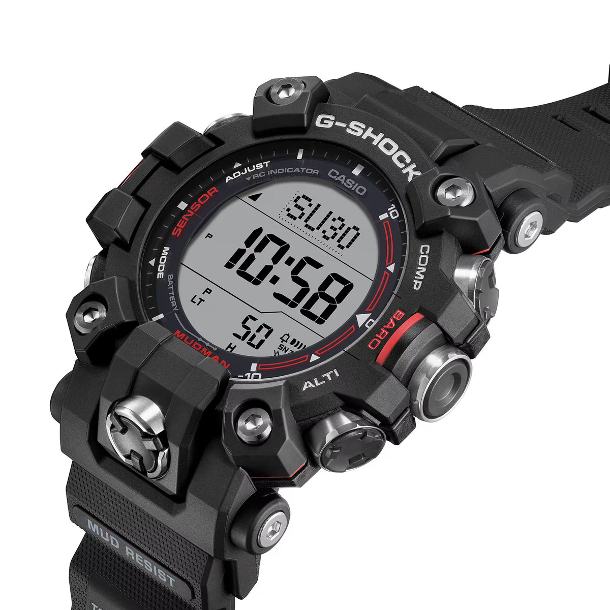 Ana Joalheiros - Relógios G Shock - Relógio Casio G-Shock Masculino MASTER OF G MUDMAN GW-9500-1ER Lateral
