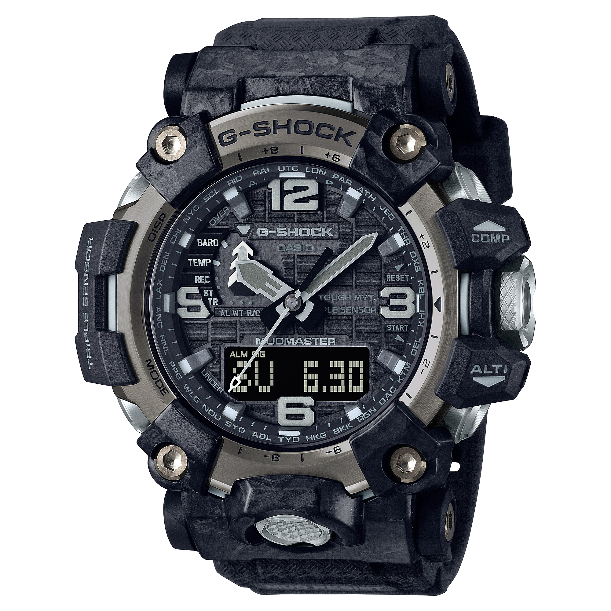 Ana Joalheiros - Relógios G Shock - Relógio Casio G-Shock Masculino MASTER OF G MUDMASTER GWG-2000-1A1ER