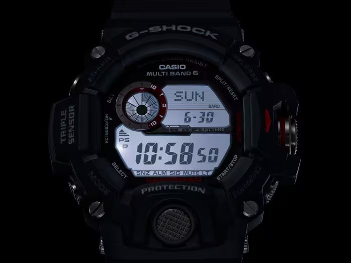 Ana Joalheiros - Relógios G Shock - Relógio Casio G-Shock Masculino MASTER OF G RANGEMAN GW-9400-1ER LED