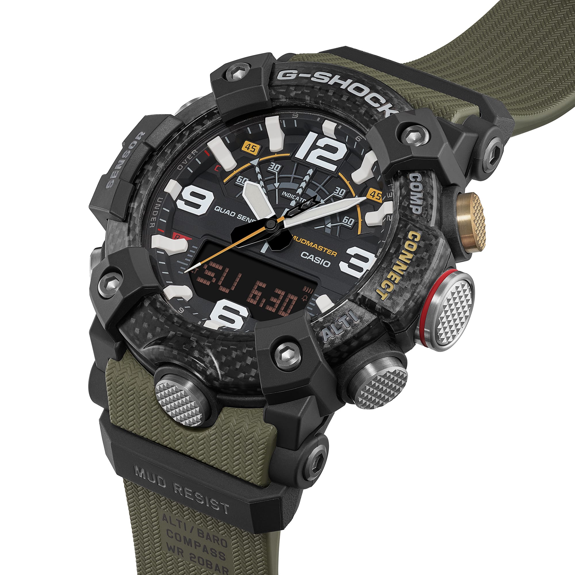 Ana Joalheiros - Relógios G Shock - Relógio Casio G-Shock Masculino MUDMASTER GG-B100X-1A3 Lateral