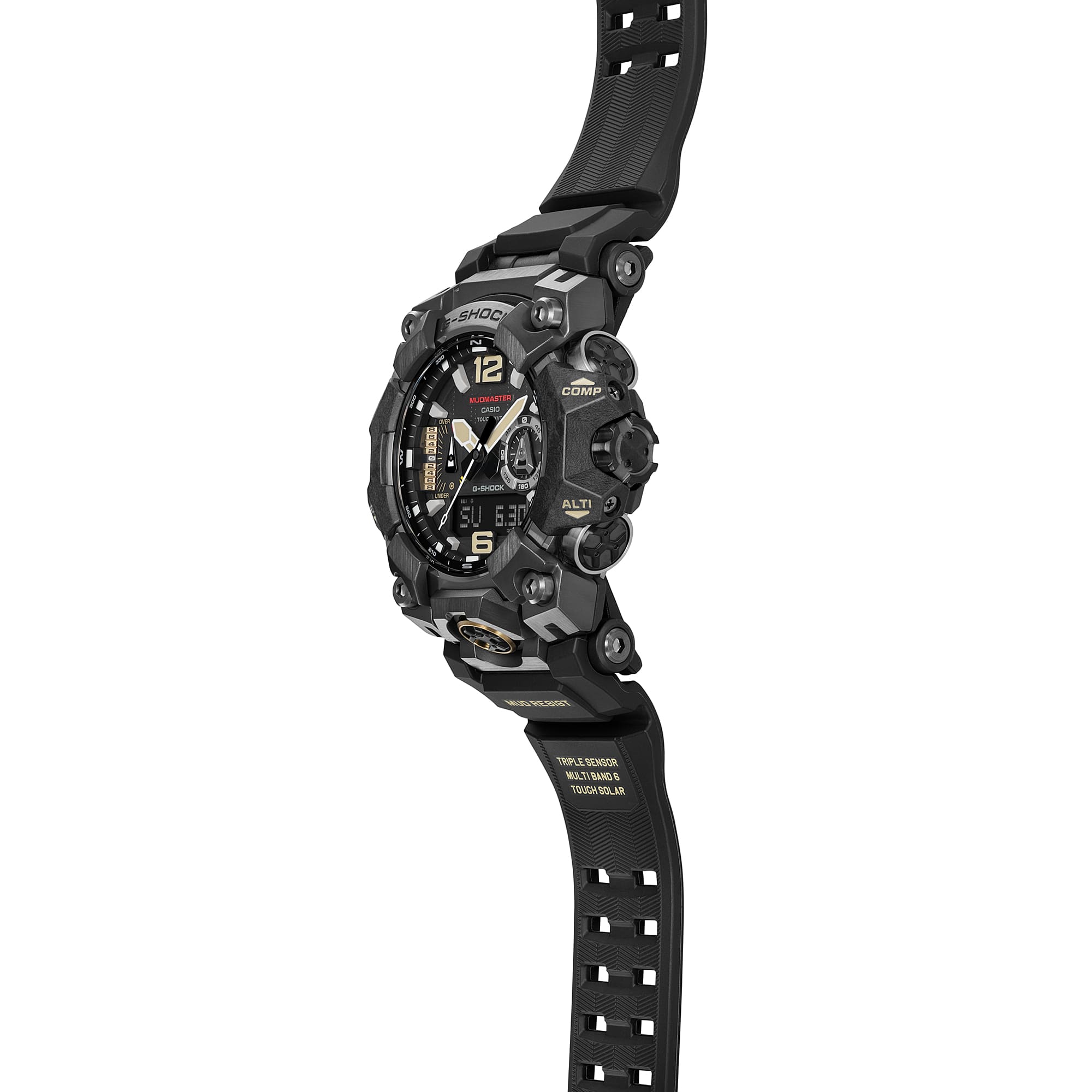 Ana Joalheiros - Relógios G Shock - Relógio Casio G-Shock Masculino Pro Mudmaster GWG-B1000-1AER Lateral