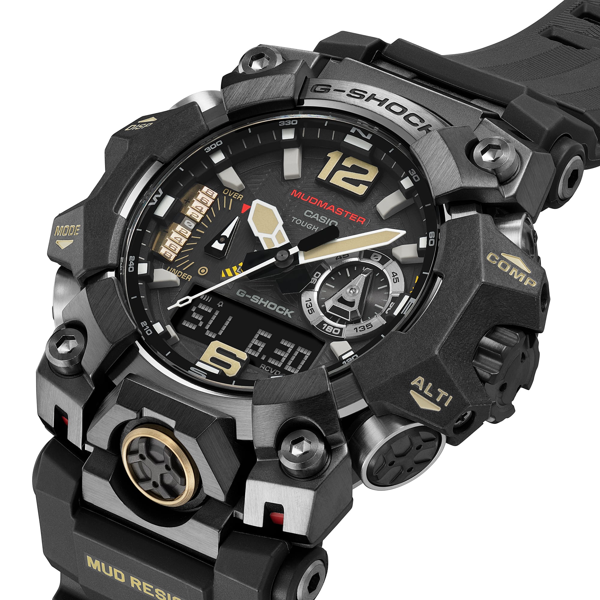 Ana Joalheiros - Relógios G Shock - Relógio Casio G-Shock Masculino Pro Mudmaster GWG-B1000-1AER Lateral