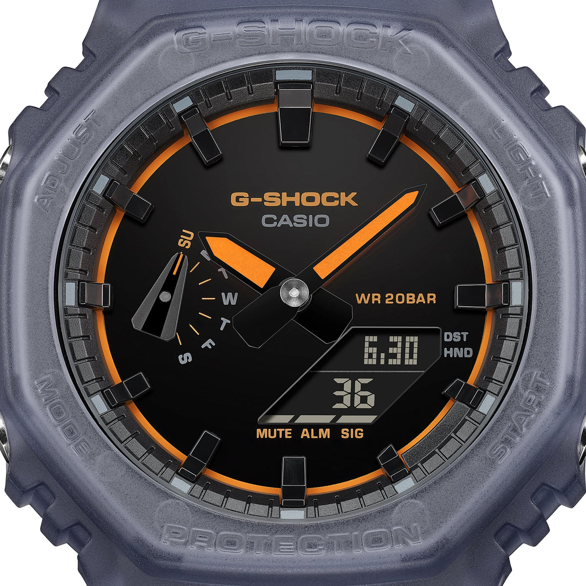 Ana Joalheiros - Relógios G Shock - Relógio Casio G-Shock Masculino Série GA-2100 GA-2100K-2AER Mostrador