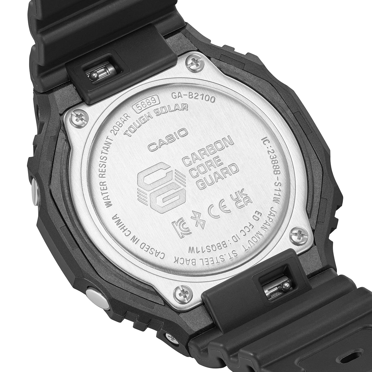 Ana Joalheiros - Relógios G Shock - Relógio Casio G-Shock Masculino Série GA-B2100-1AER Lateral