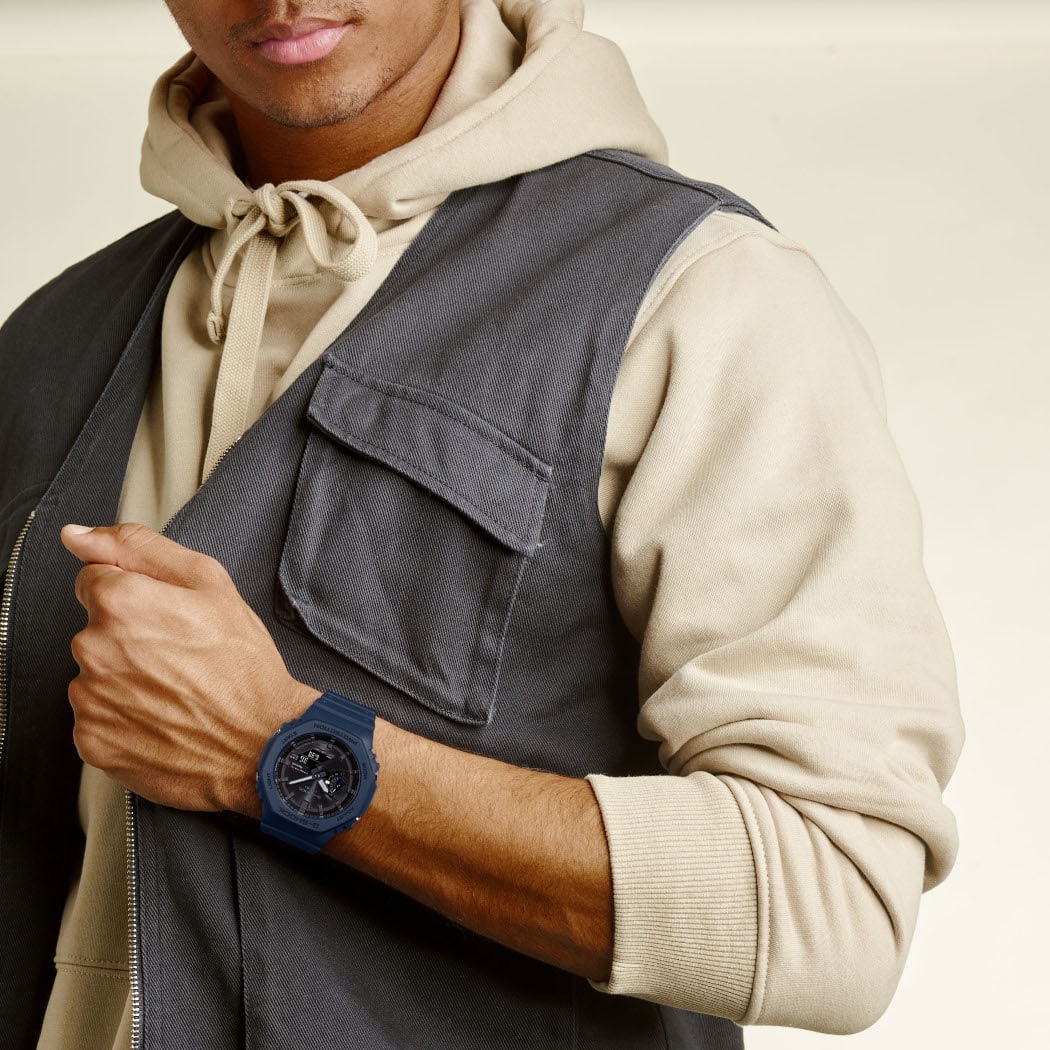 Ana Joalheiros - Relógios G Shock - Relógio Casio G-Shock Masculino Série GA-B2100-2AER no Pulso