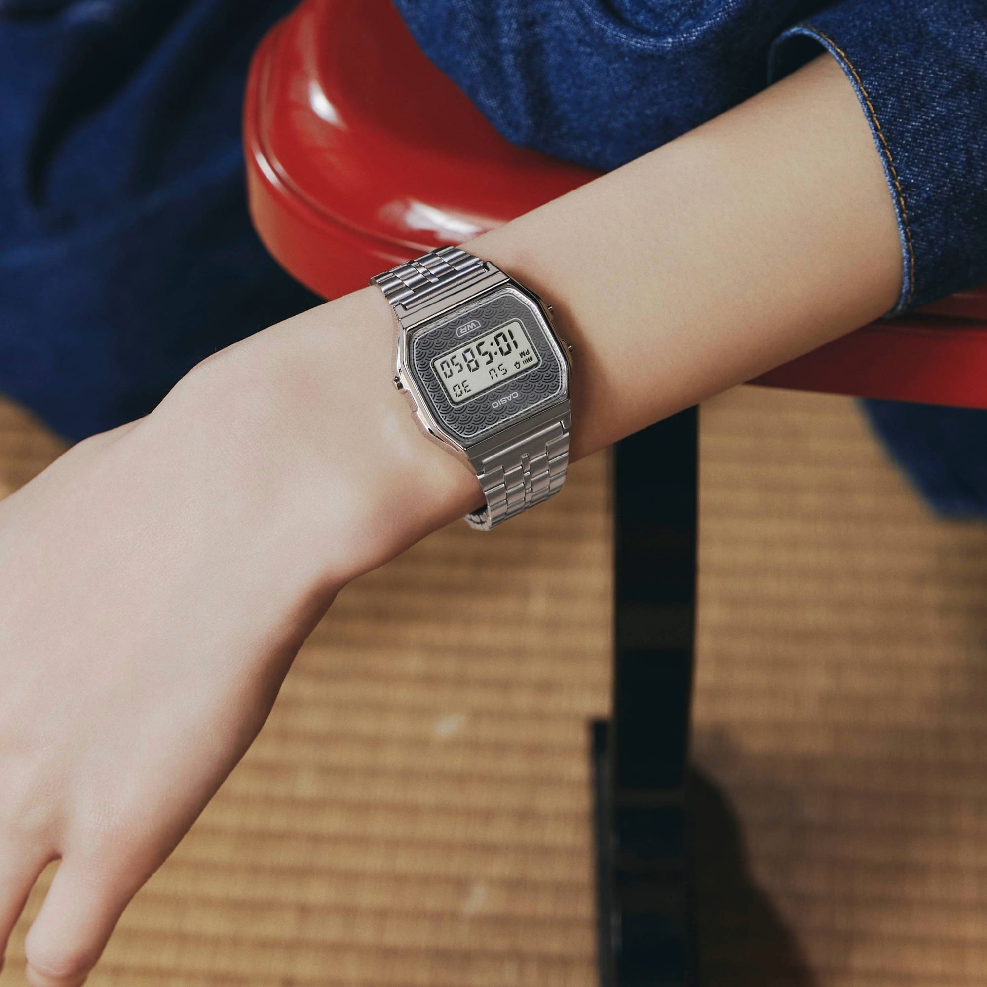 Ana Joalheiros - Relógios Casio - Relógio Casio Iconic Vintage A159WEVJ-7ER no Pulso