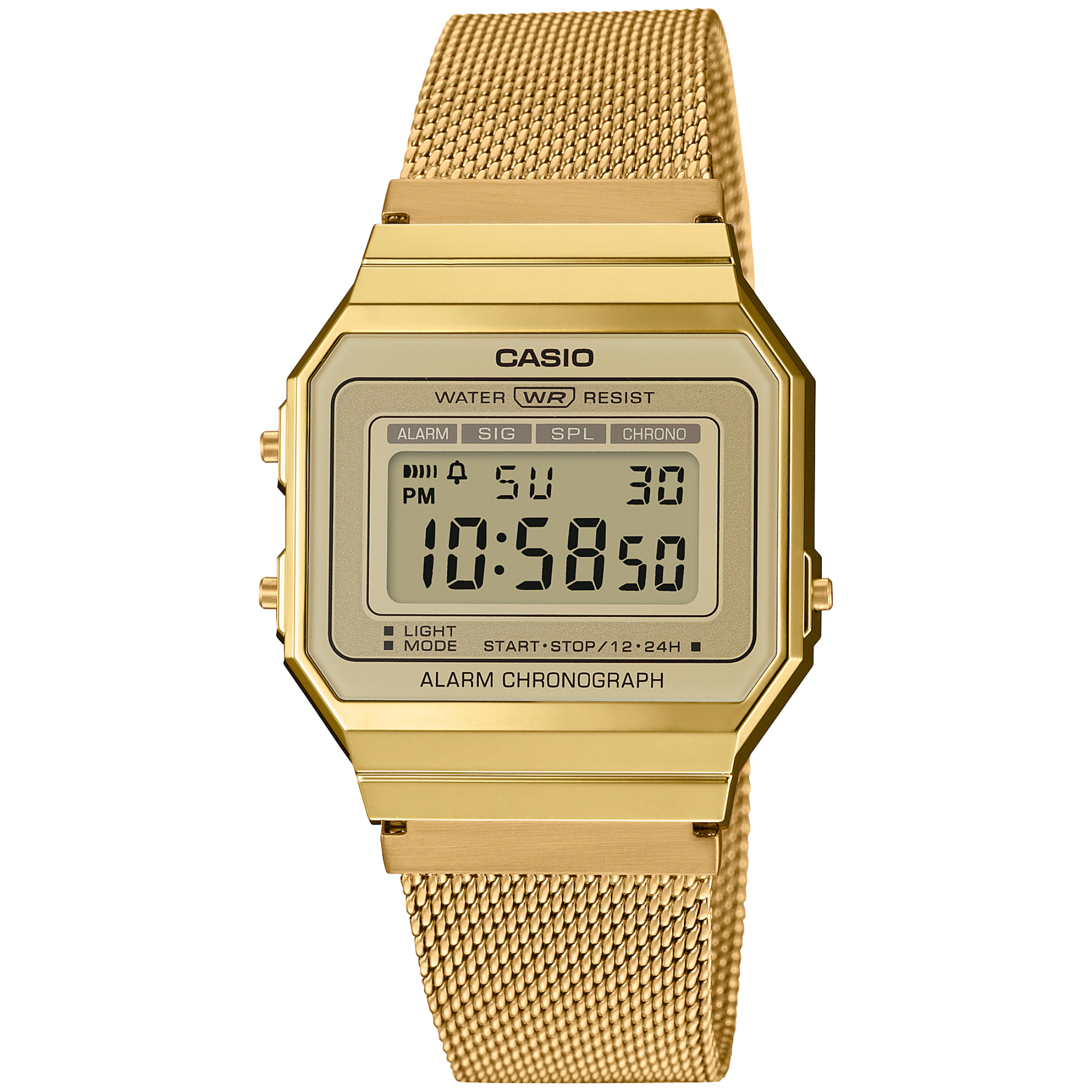 Ana Joalheiros - Casio Relógios - Relógio Casio Dourado Iconic A700WEMG-9AEF