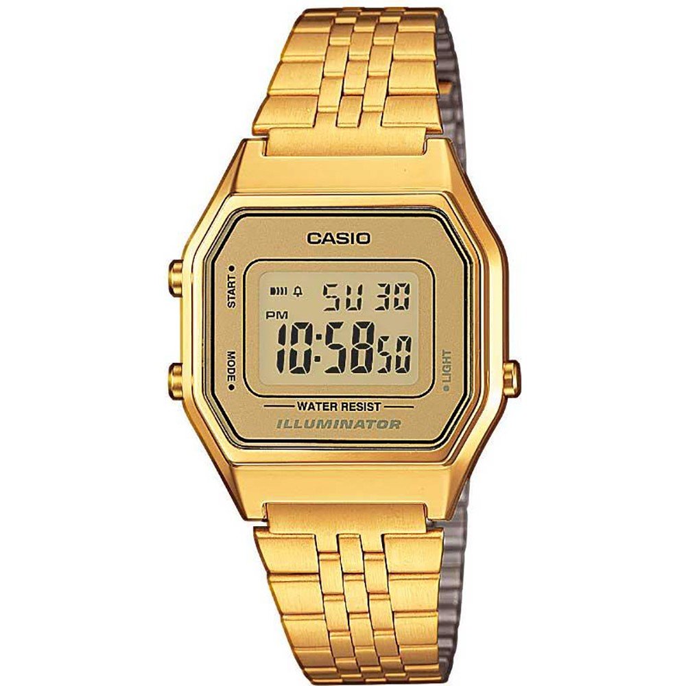 Ana Joalheiros - Casio Relógios - Relógio Casio Iconic Dourado LA680WEGA-9ER