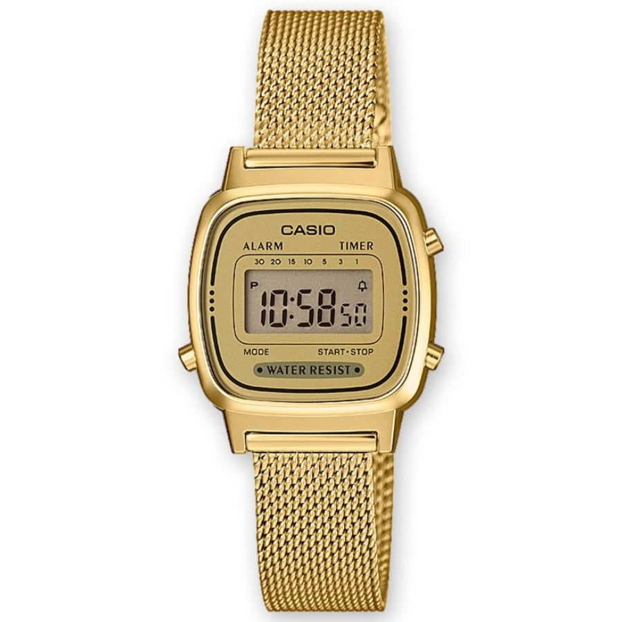 Ana Joalheiros - Casio Relógios - Relógio Casio Dourado LA670WEMY-9EF