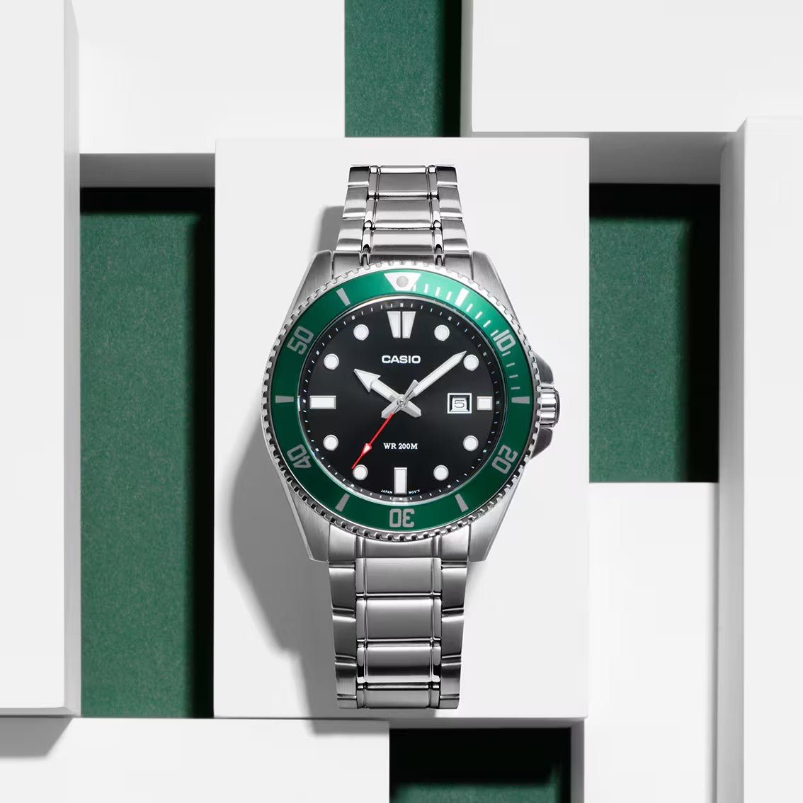 Ana Joalheiros - Casio Relógios - Relógio Casio Dourado MDV-107D-3AVEF Fundo